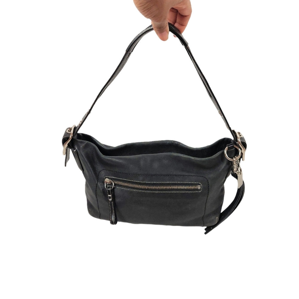 Coach Black Leather Hobo Purse